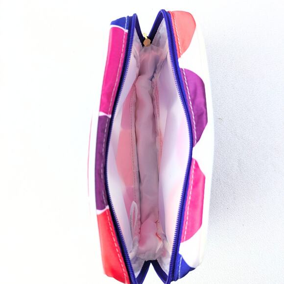 NWOT Lisa Perry for Estee Lauder Geometric Print Make-up Bag - Picture 7 of 8